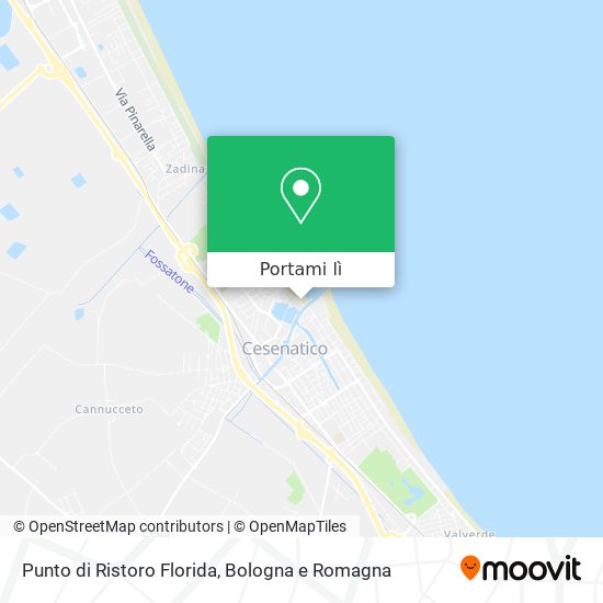 Mappa Punto di Ristoro Florida