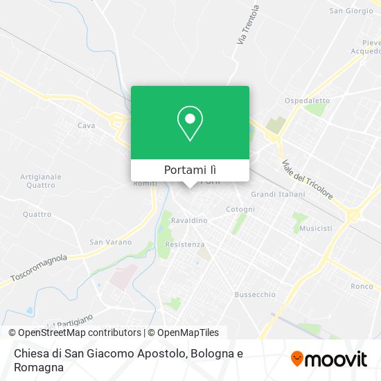 Mappa Chiesa di San Giacomo Apostolo