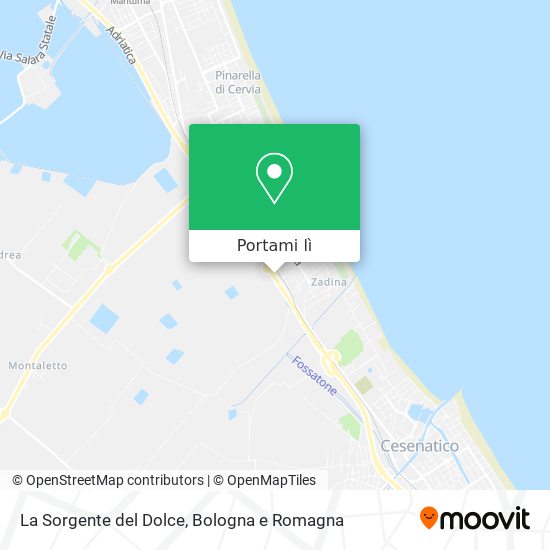 Mappa La Sorgente del Dolce