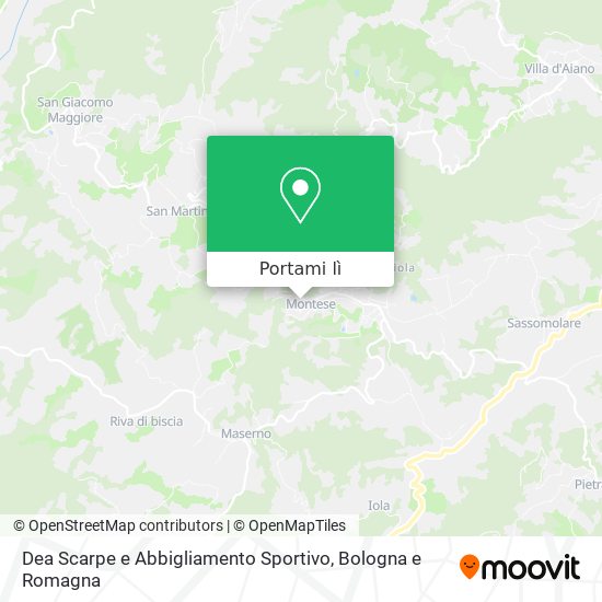 Mappa Dea Scarpe e Abbigliamento Sportivo