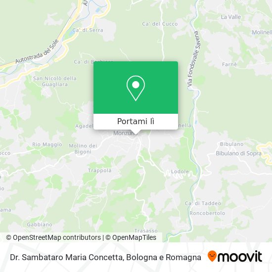 Mappa Dr. Sambataro Maria Concetta