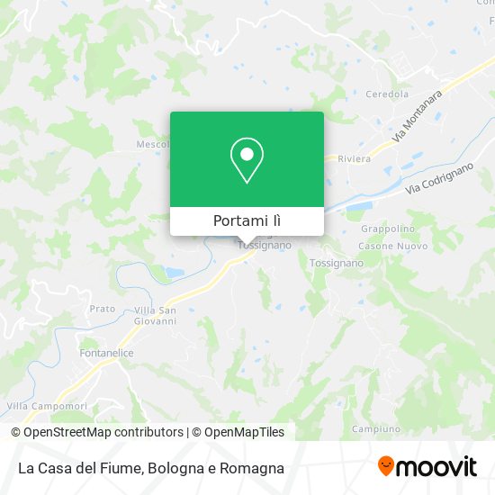 Mappa La Casa del Fiume