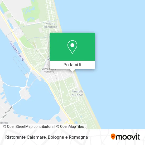 Mappa Ristorante Calamare