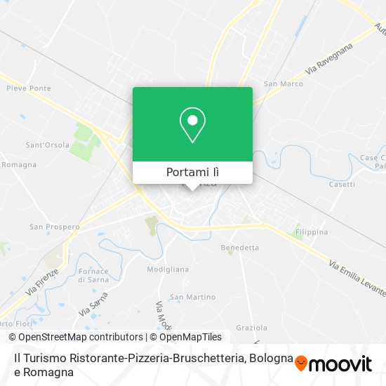 Mappa Il Turismo Ristorante-Pizzeria-Bruschetteria