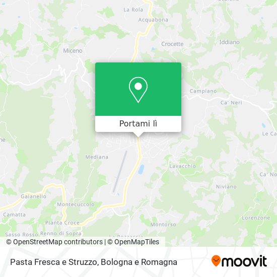 Mappa Pasta Fresca e Struzzo
