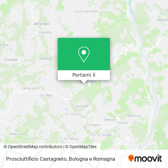 Mappa Prosciuttificio Castagneto
