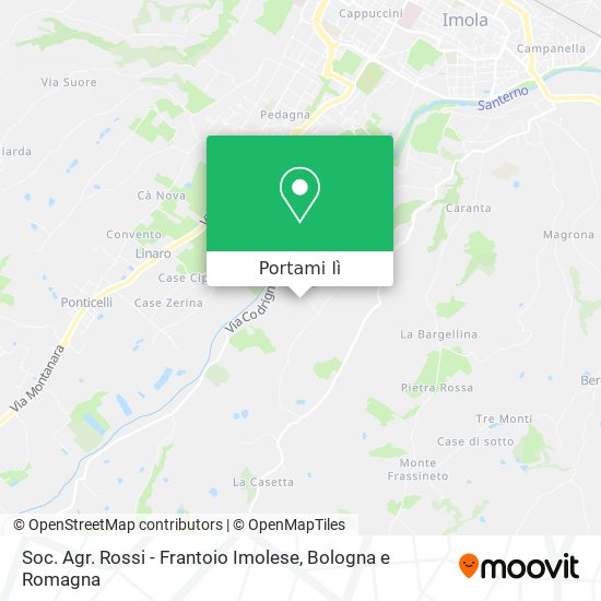 Mappa Soc. Agr. Rossi - Frantoio Imolese