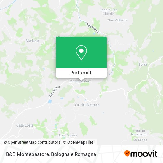 Mappa B&B Montepastore