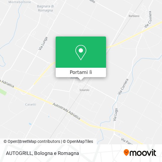 Mappa AUTOGRILL