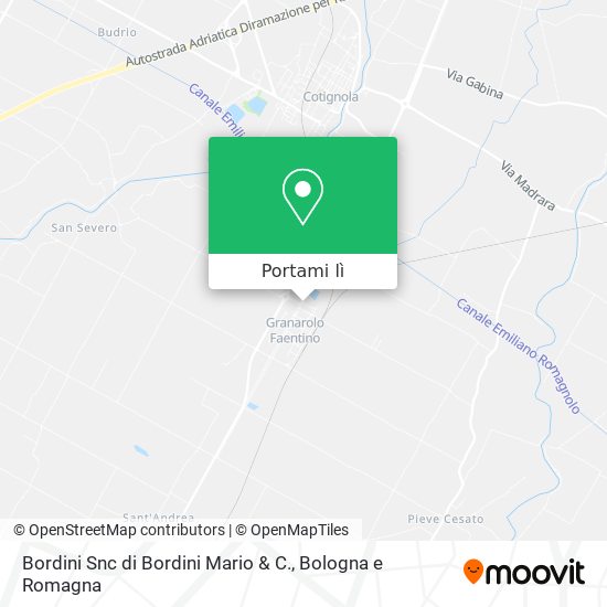 Mappa Bordini Snc di Bordini Mario & C.