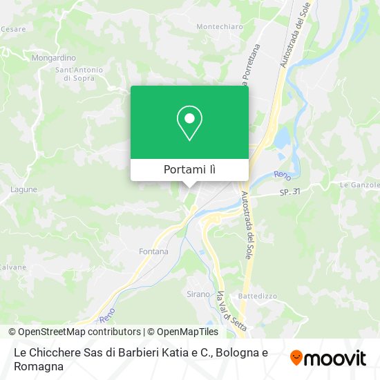 Mappa Le Chicchere Sas di Barbieri Katia e C.