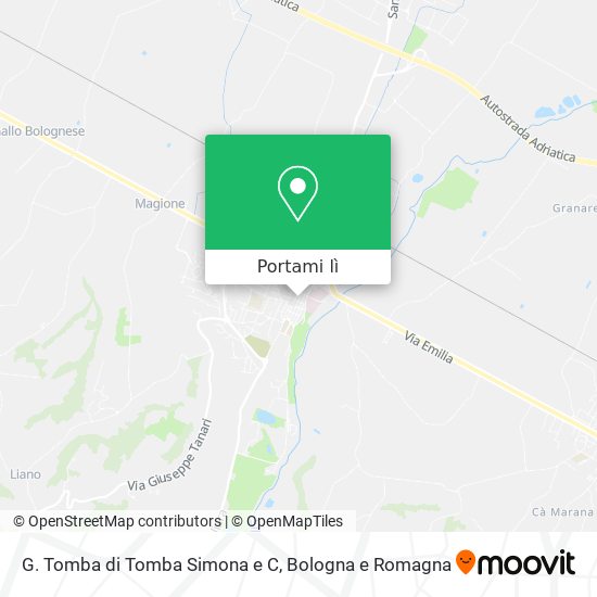 Mappa G. Tomba di Tomba Simona e C