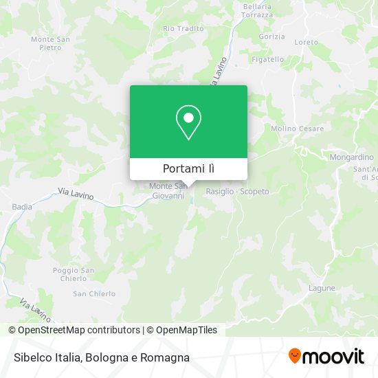 Mappa Sibelco Italia
