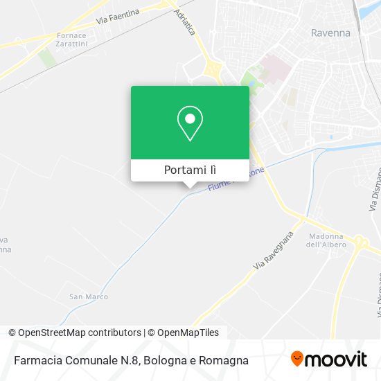 Mappa Farmacia Comunale N.8