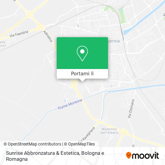 Mappa Sunrise Abbronzatura & Estetica