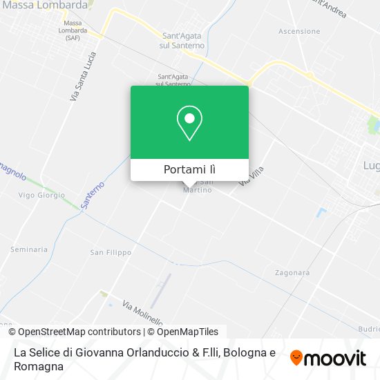 Mappa La Selice di Giovanna Orlanduccio & F.lli
