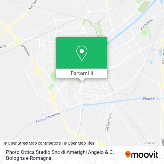 Mappa Photo Ottica Stadio Snc di Amerighi Angelo & C