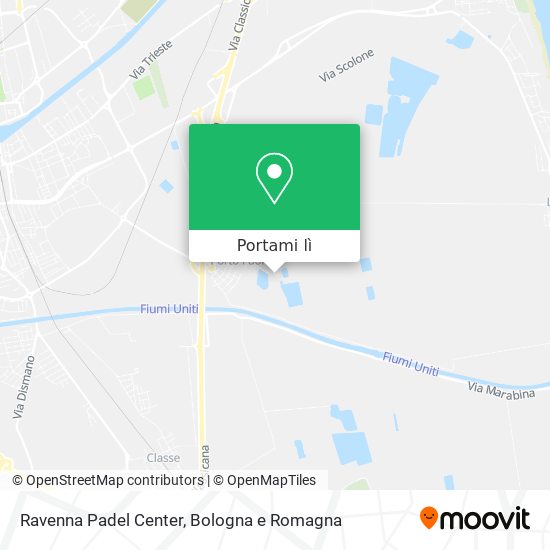 Mappa Ravenna Padel Center