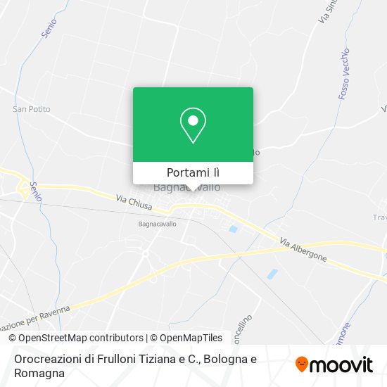 Mappa Orocreazioni di Frulloni Tiziana e C.