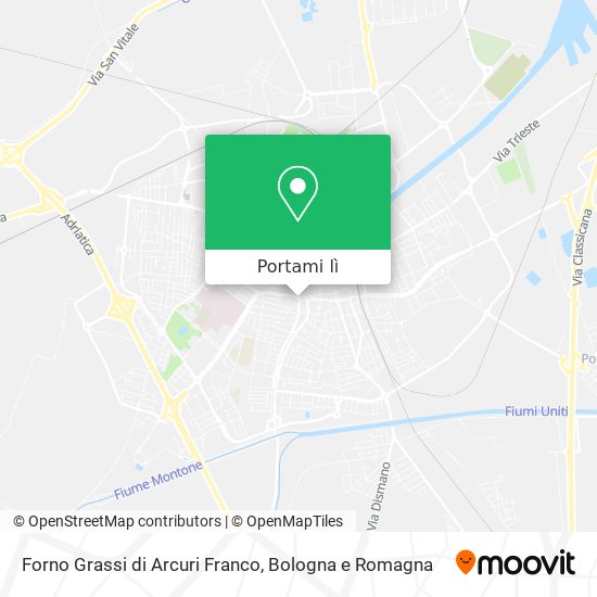 Mappa Forno Grassi di Arcuri Franco
