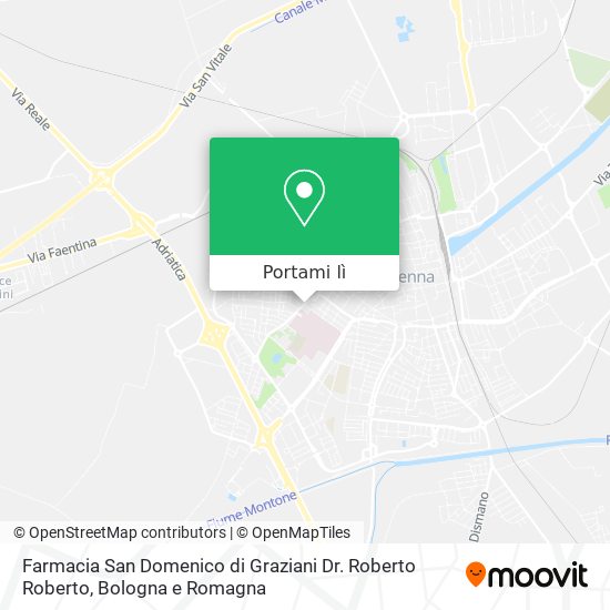 Mappa Farmacia San Domenico di Graziani Dr. Roberto Roberto