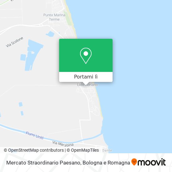 Mappa Mercato Straordinario Paesano