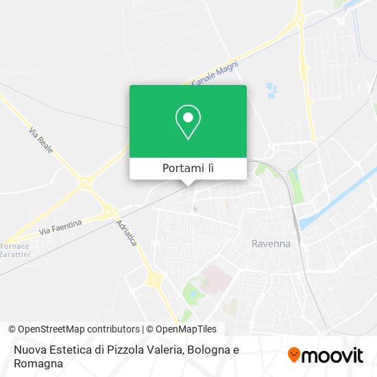 Mappa Nuova Estetica di Pizzola Valeria
