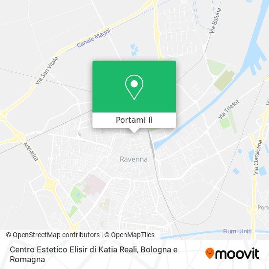 Mappa Centro Estetico Elisir di Katia Reali