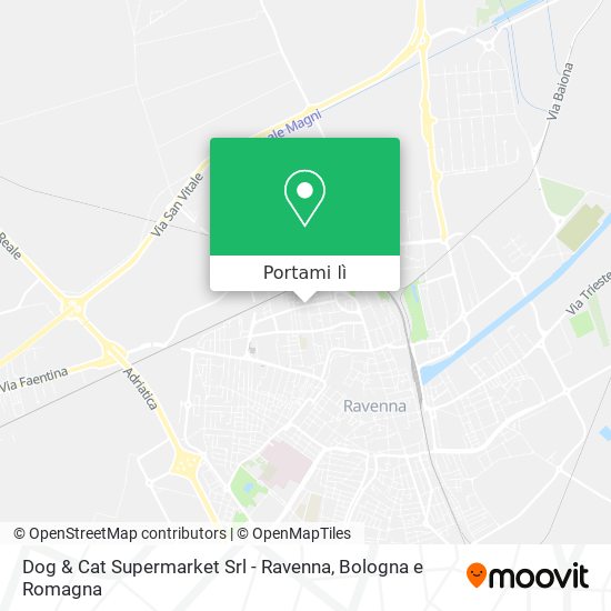 Mappa Dog & Cat Supermarket Srl - Ravenna