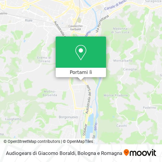 Mappa Audiogears di Giacomo Boraldi