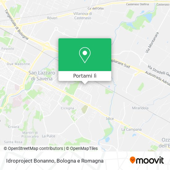 Mappa Idroproject Bonanno