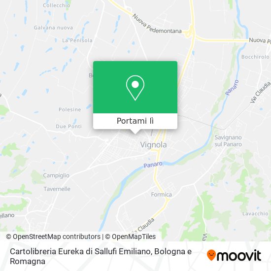 Mappa Cartolibreria Eureka di Sallufi Emiliano