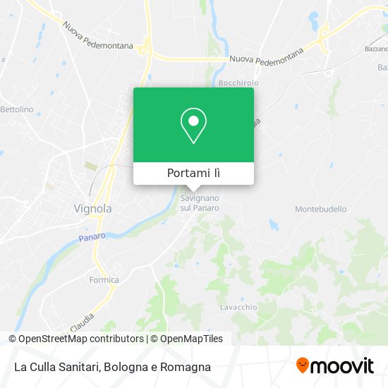 Mappa La Culla Sanitari