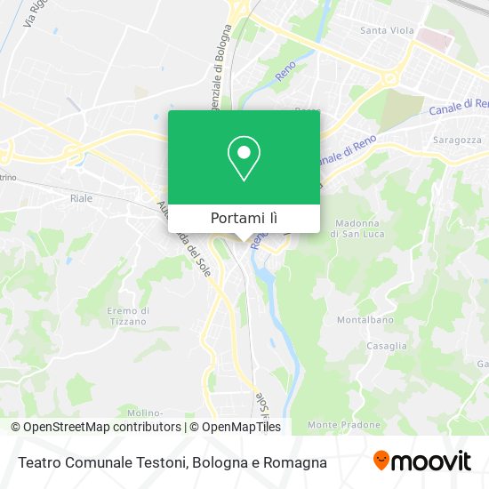 Mappa Teatro Comunale Testoni