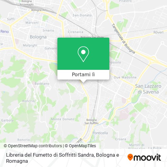 Mappa Libreria del Fumetto di Soffritti Sandra