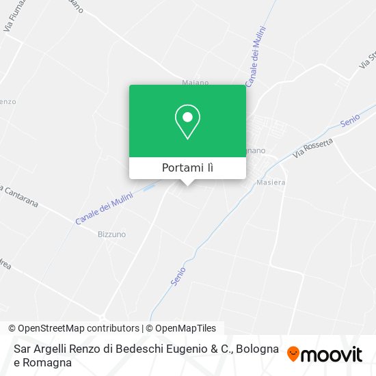 Mappa Sar Argelli Renzo di Bedeschi Eugenio & C.