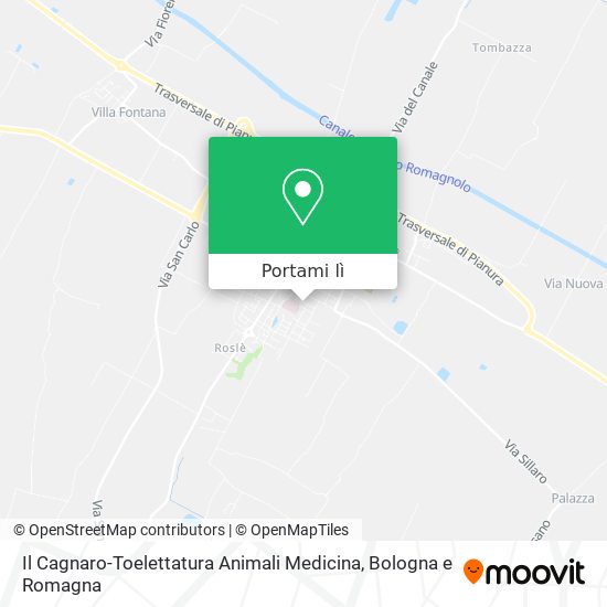 Mappa Il Cagnaro-Toelettatura Animali Medicina