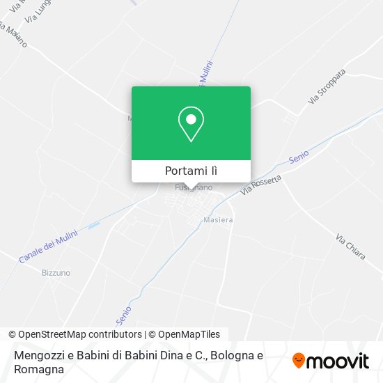 Mappa Mengozzi e Babini di Babini Dina e C.