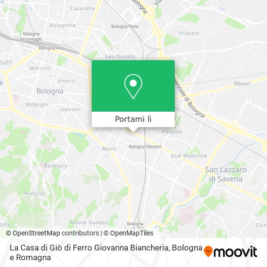 Mappa La Casa di Giò di Ferro Giovanna Biancheria