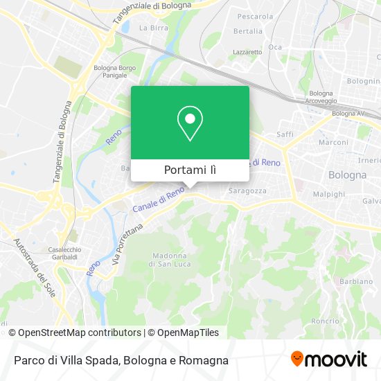 Mappa Parco di Villa Spada