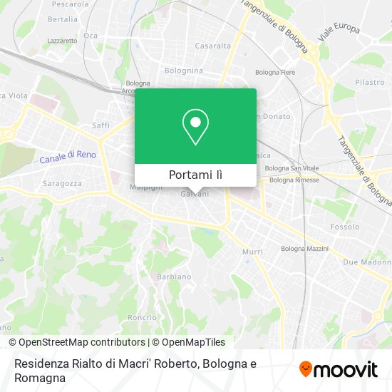 Mappa Residenza Rialto di Macri' Roberto