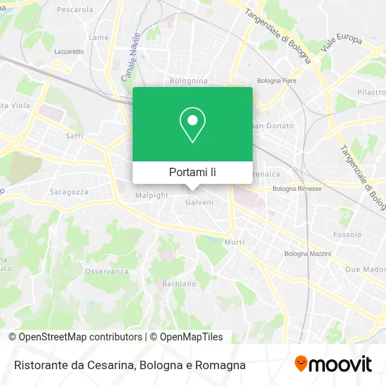 Mappa Ristorante da Cesarina