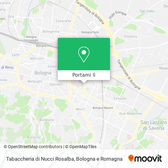 Mappa Tabaccheria di Nucci Rosalba