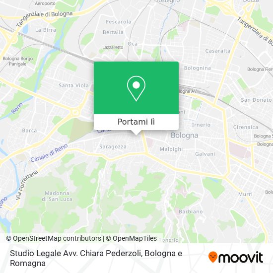 Mappa Studio Legale Avv. Chiara Pederzoli