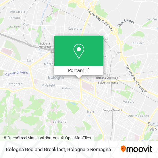 Mappa Bologna Bed and Breakfast