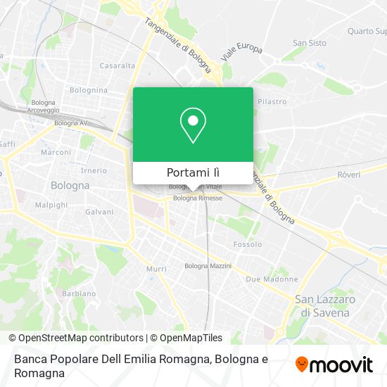 Mappa Banca Popolare Dell Emilia Romagna