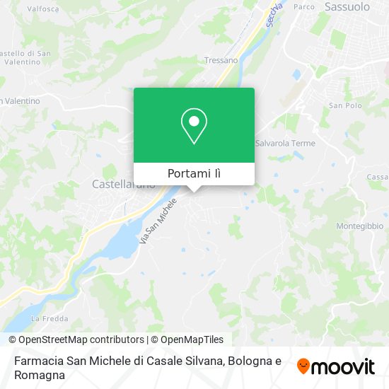 Mappa Farmacia San Michele di Casale Silvana