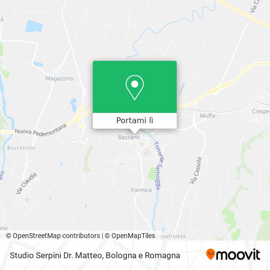 Mappa Studio Serpini Dr. Matteo