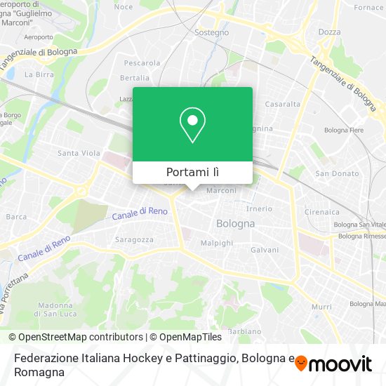 Mappa Federazione Italiana Hockey e Pattinaggio
