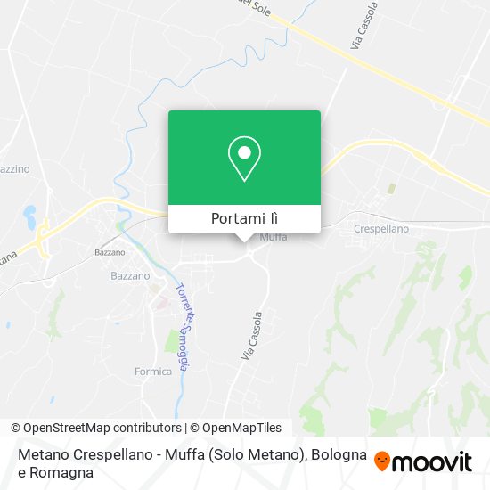 Mappa Metano Crespellano - Muffa (Solo Metano)
